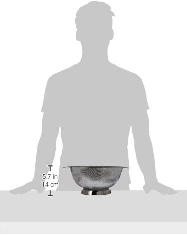 RSVP International Endurance Stainless Steel Precision Pierced Colander, 5-Quart (4.7L) - image from Amazon 3