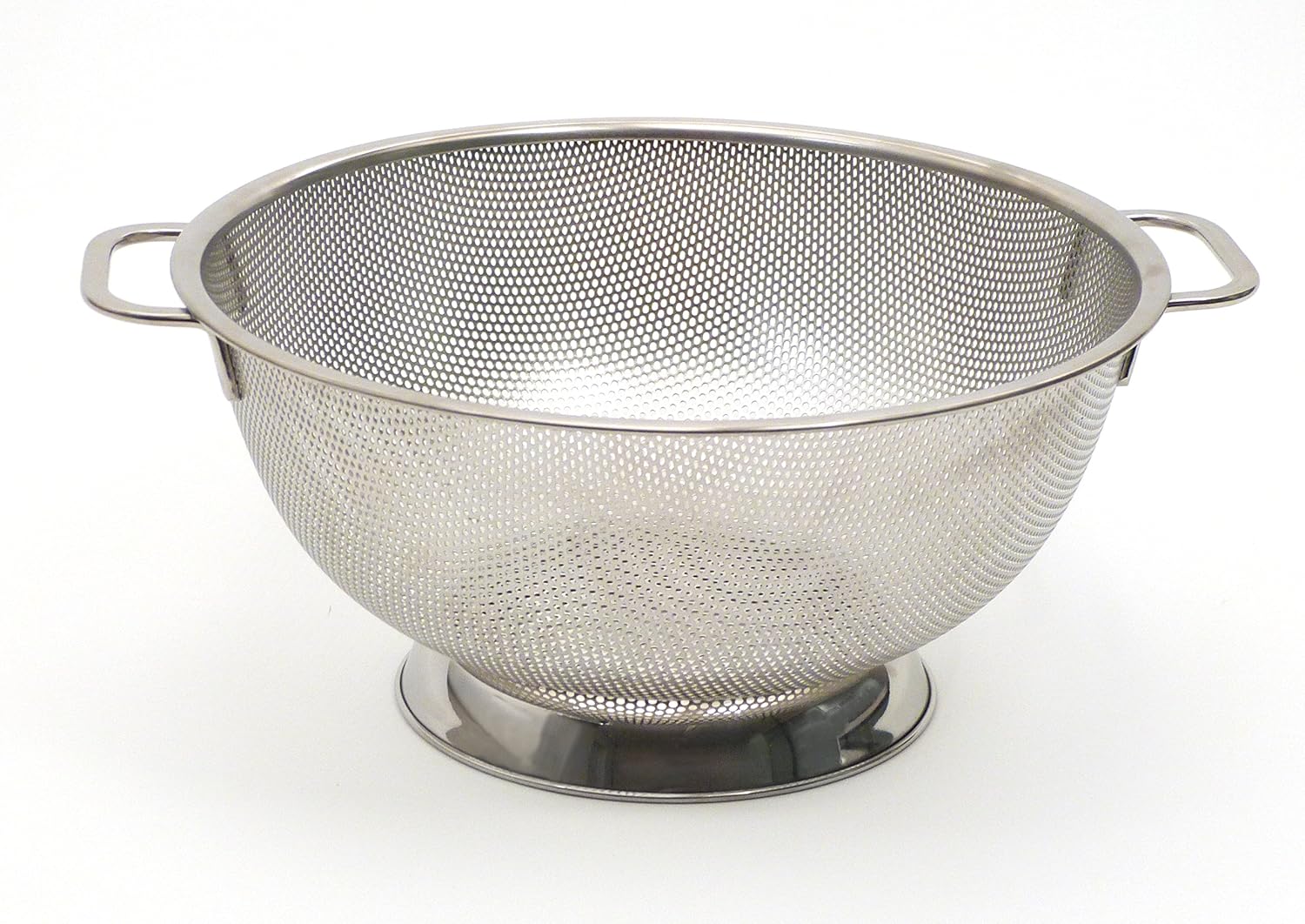 Image of RSVP International Endurance Stainless Steel Precision Pierced Colander, 5-Quart (4.7L)