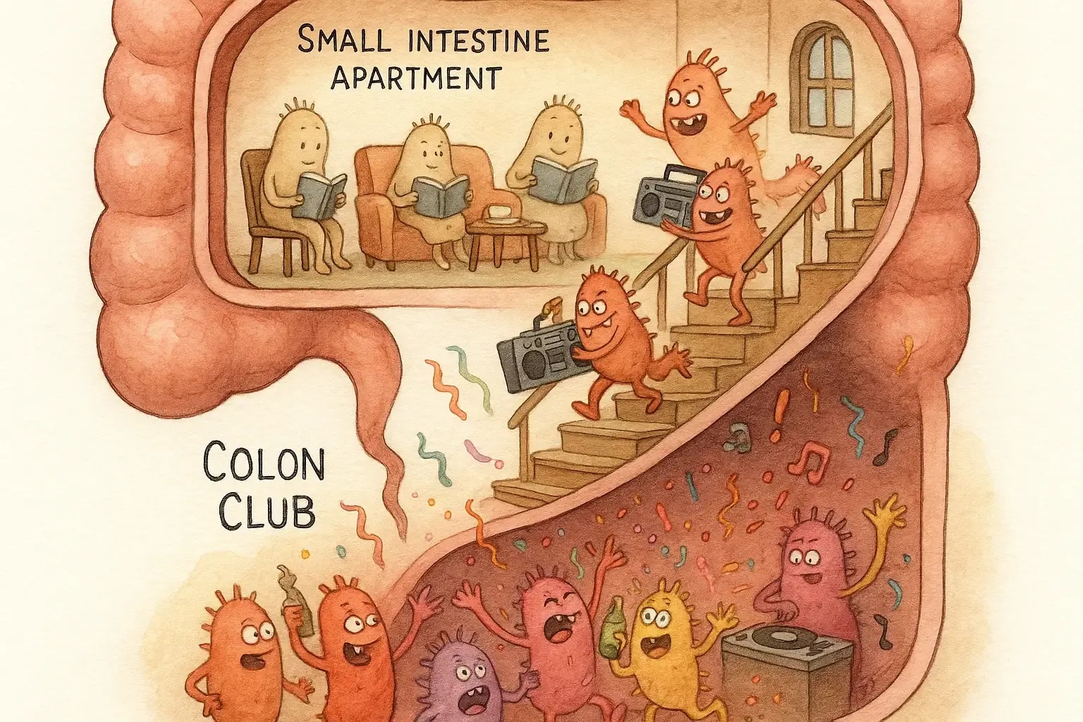 compressed-20250606_1613_Bacterial Party Chaos_simple_compose_01jx2nwmk9e0eb2qwqvwpqej6q.png.webp