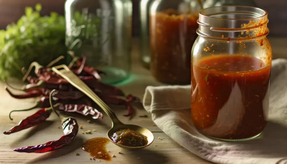 Mexican Fermented Hot Sauce with Chile Guajillo - full