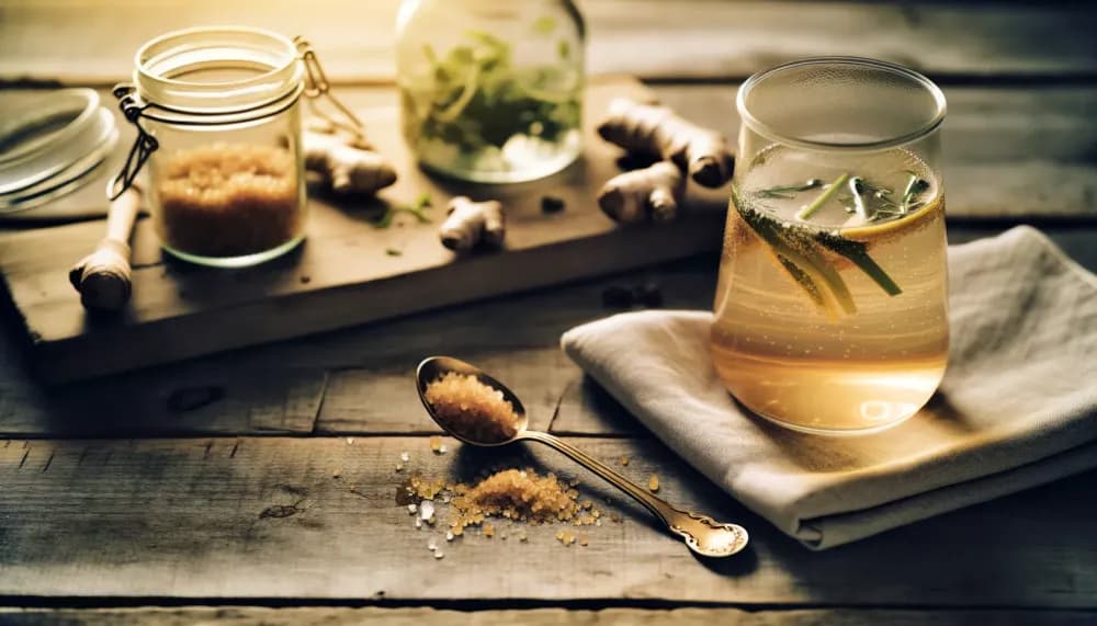 Spicy Ginger Ale Kombucha Recipe (Refreshing & Probiotic-Rich) - full