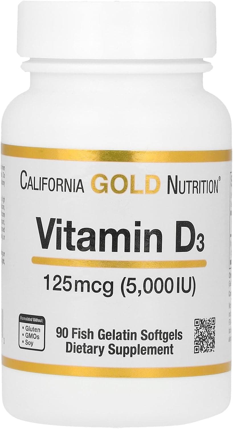 Image of California Gold Nutrition Vitamin D3 - 5,000 IU