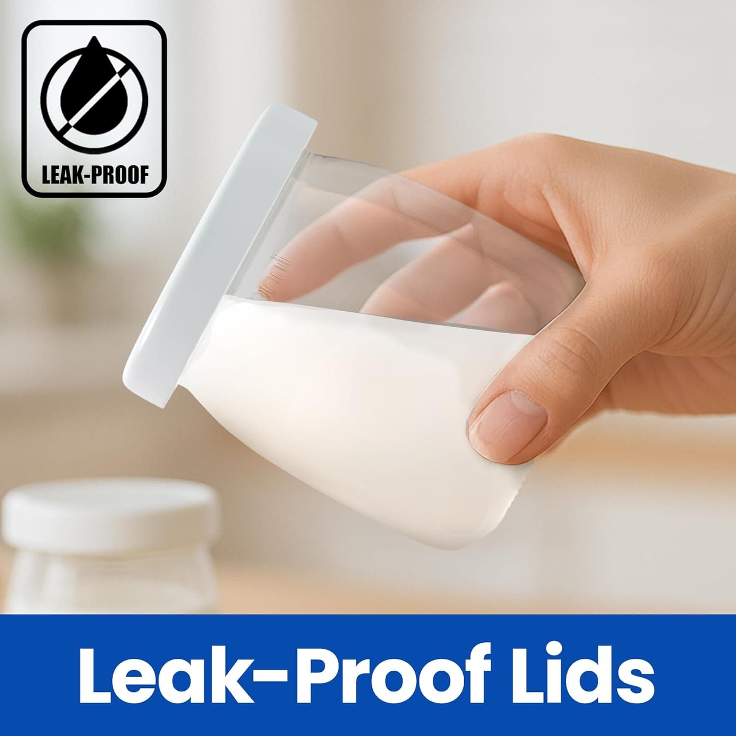 Ultimate Yogurt Jars - 8 Count Glass Storage Set - image from Amazon 7