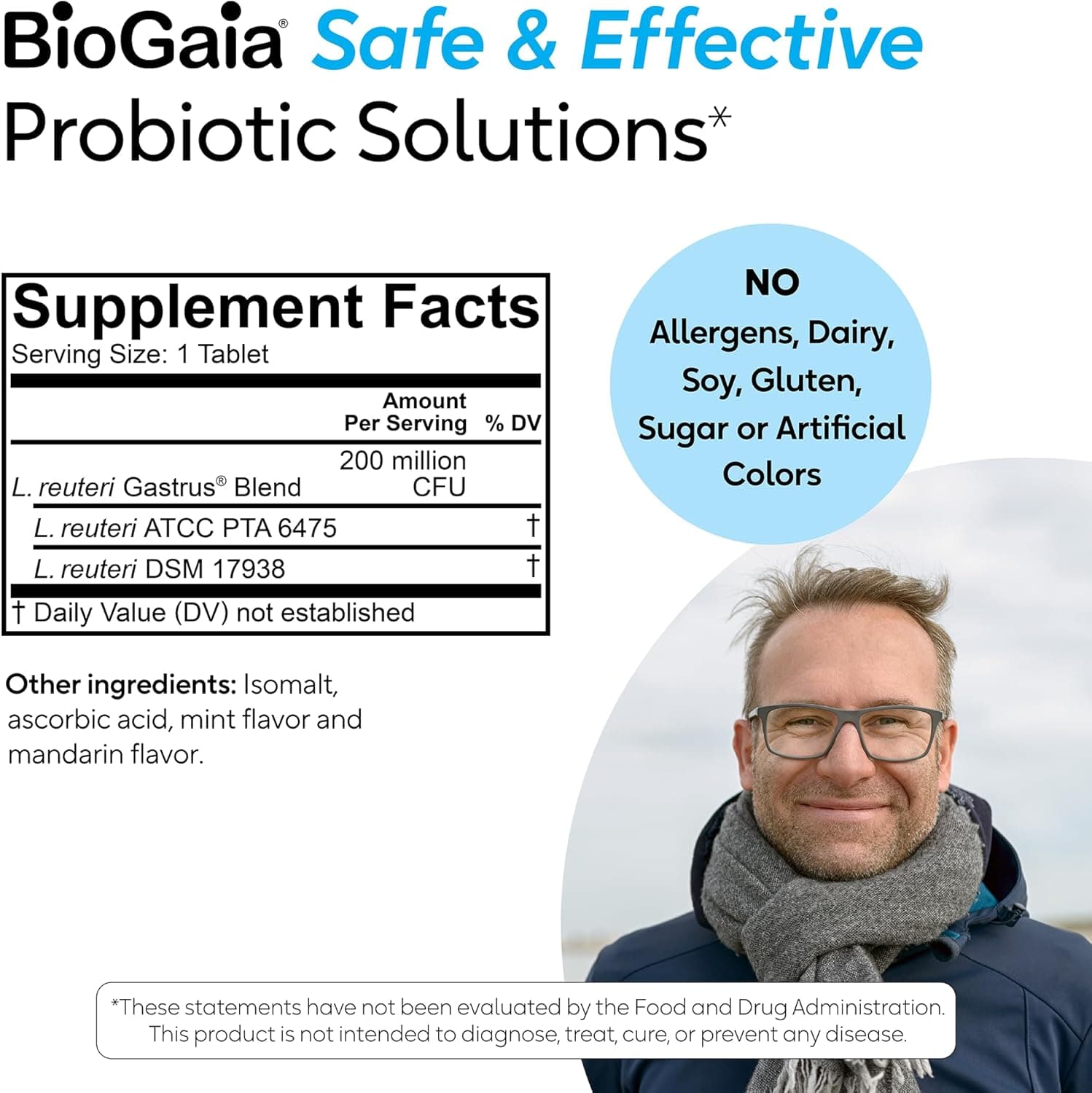BioGaia Gastrus - L. Reuteri Probiotic Starter - image from Amazon 2