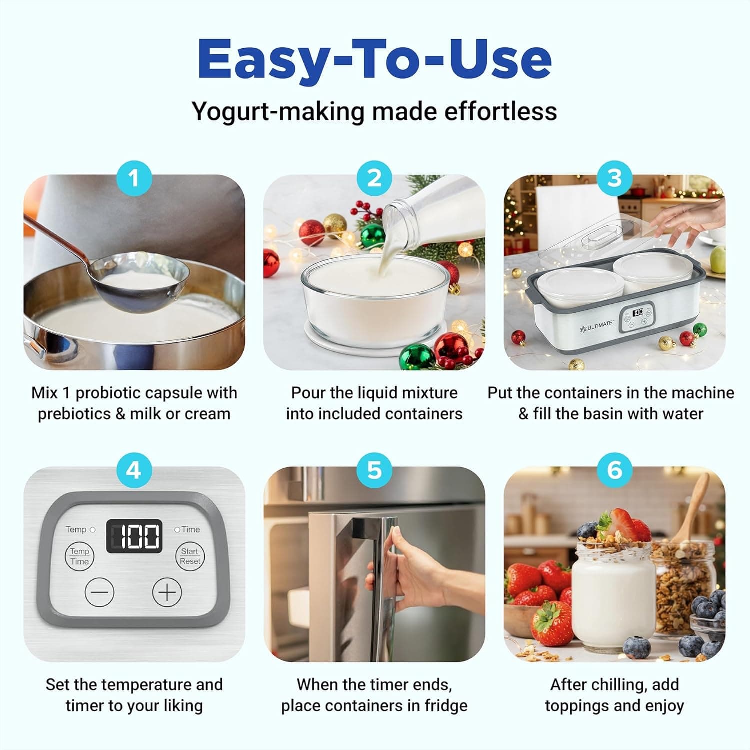 Ultimate Probiotic Yogurt Maker - Precision Fermentation - image from Amazon 3