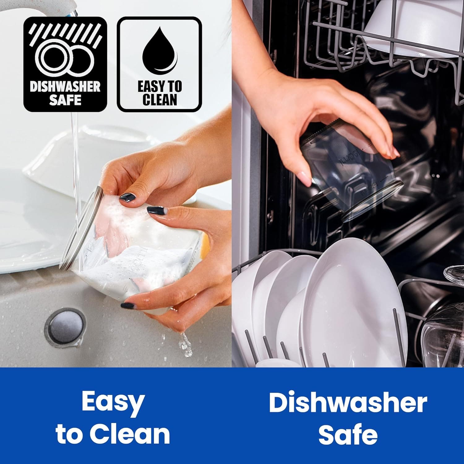 Ultimate Yogurt Jars - 8 Count Glass Storage Set - image from Amazon 4